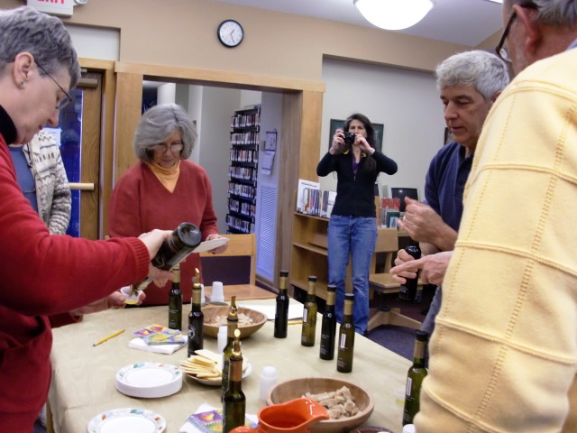 Andy instructs us on the many characteristics of olive oil