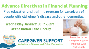 Advance Directives in Financial Planning @ Town of Indian Lake Public Library