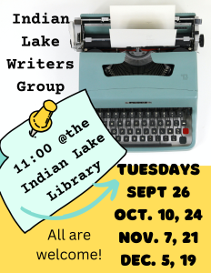 Indian Lake Writer's Group @ Indian Lake Public Library