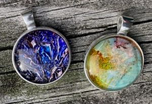 Alcohol Ink Pendants @ Indian Lake Library